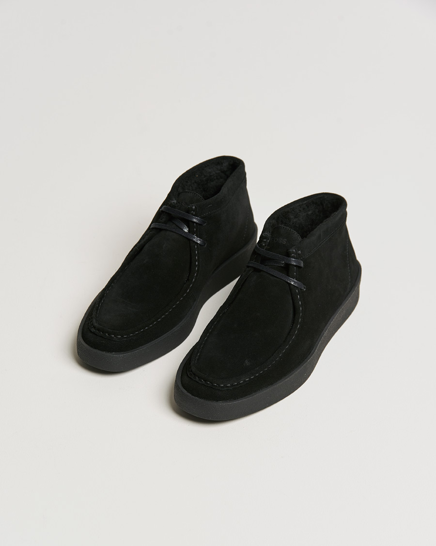 Herren | BOSS Clay Suede Chukka Sneaker Boot Black | BOSS BLACK | BOSS Clay Suede Chukka Sneaker Boot Black