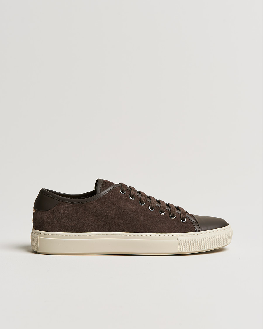 Herren | BOSS Mirage Suede Sneakers Dark Brown | BOSS BLACK | BOSS Mirage Suede Sneakers Dark Brown