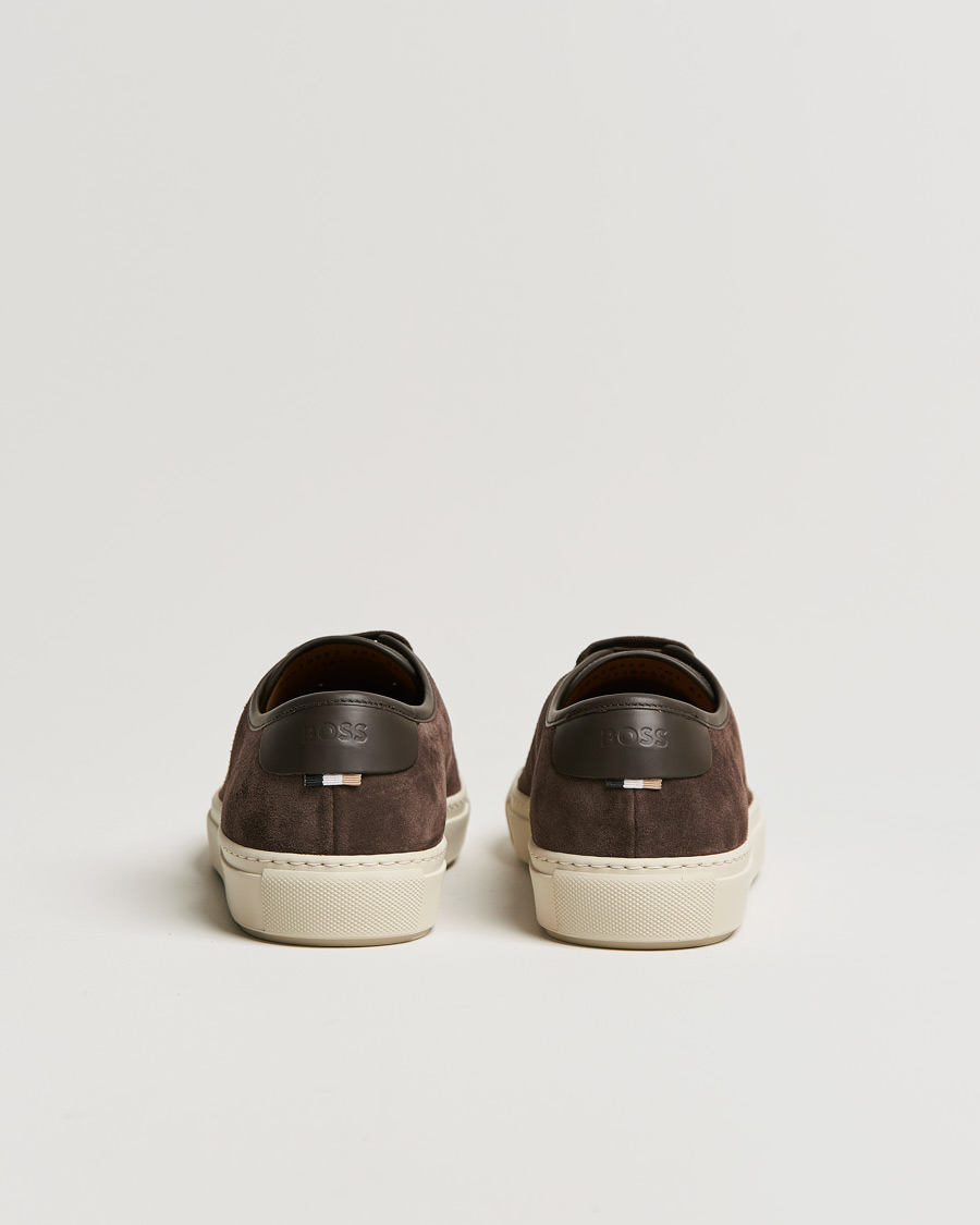 Herren | BOSS Mirage Suede Sneakers Dark Brown | BOSS BLACK | BOSS Mirage Suede Sneakers Dark Brown