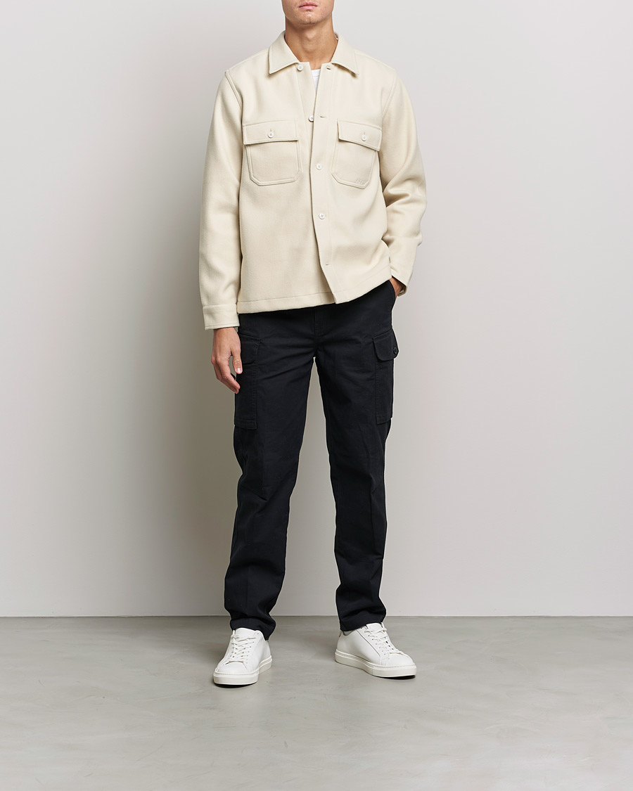 Herren | Hemden | BOSS ORANGE | Lovvo Pocket Overshirt Open White