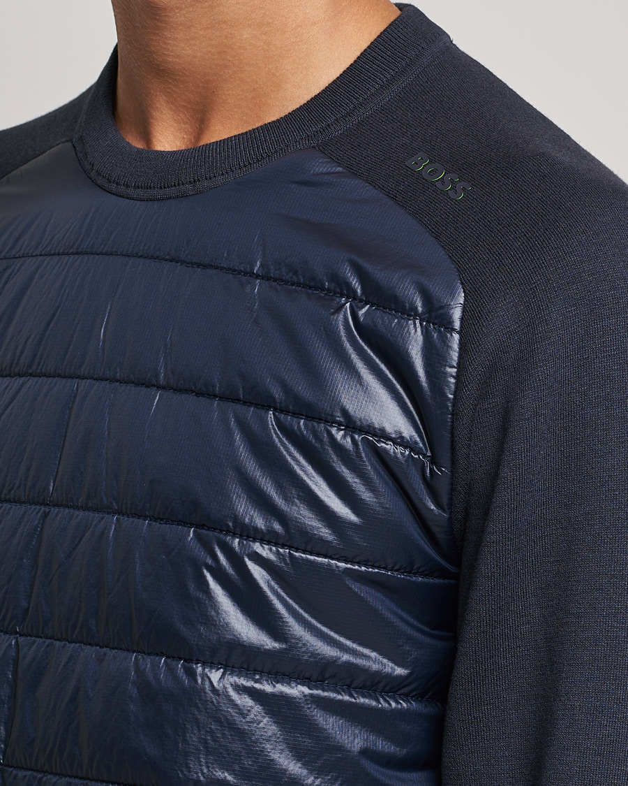 Herren | Pullover | BOSS GREEN | Zarlim Hybrid Sweatshirt Dark Blue