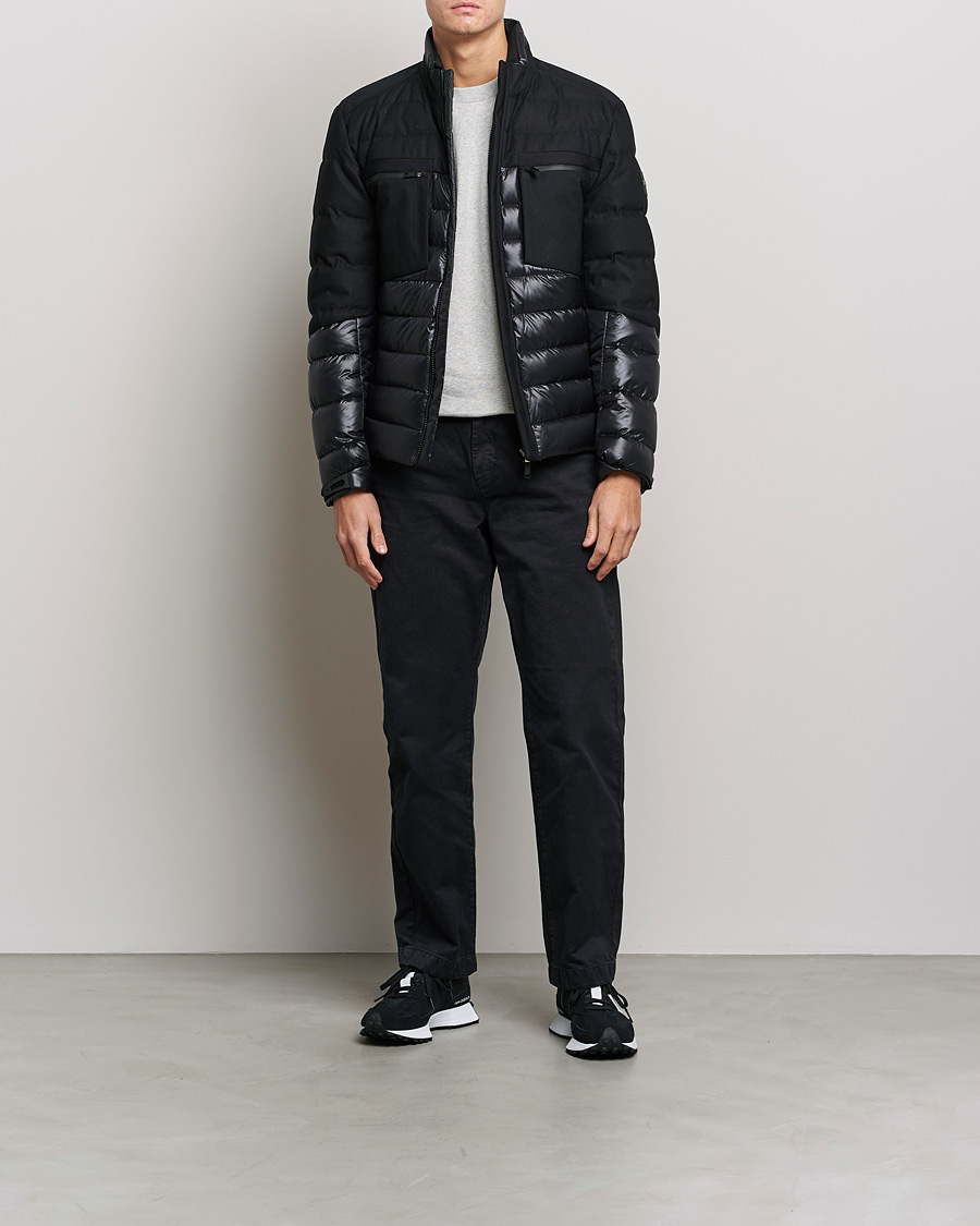 Herren | Jacken | BOSS GREEN | Bergen Semi Glossy Down Jacket Black