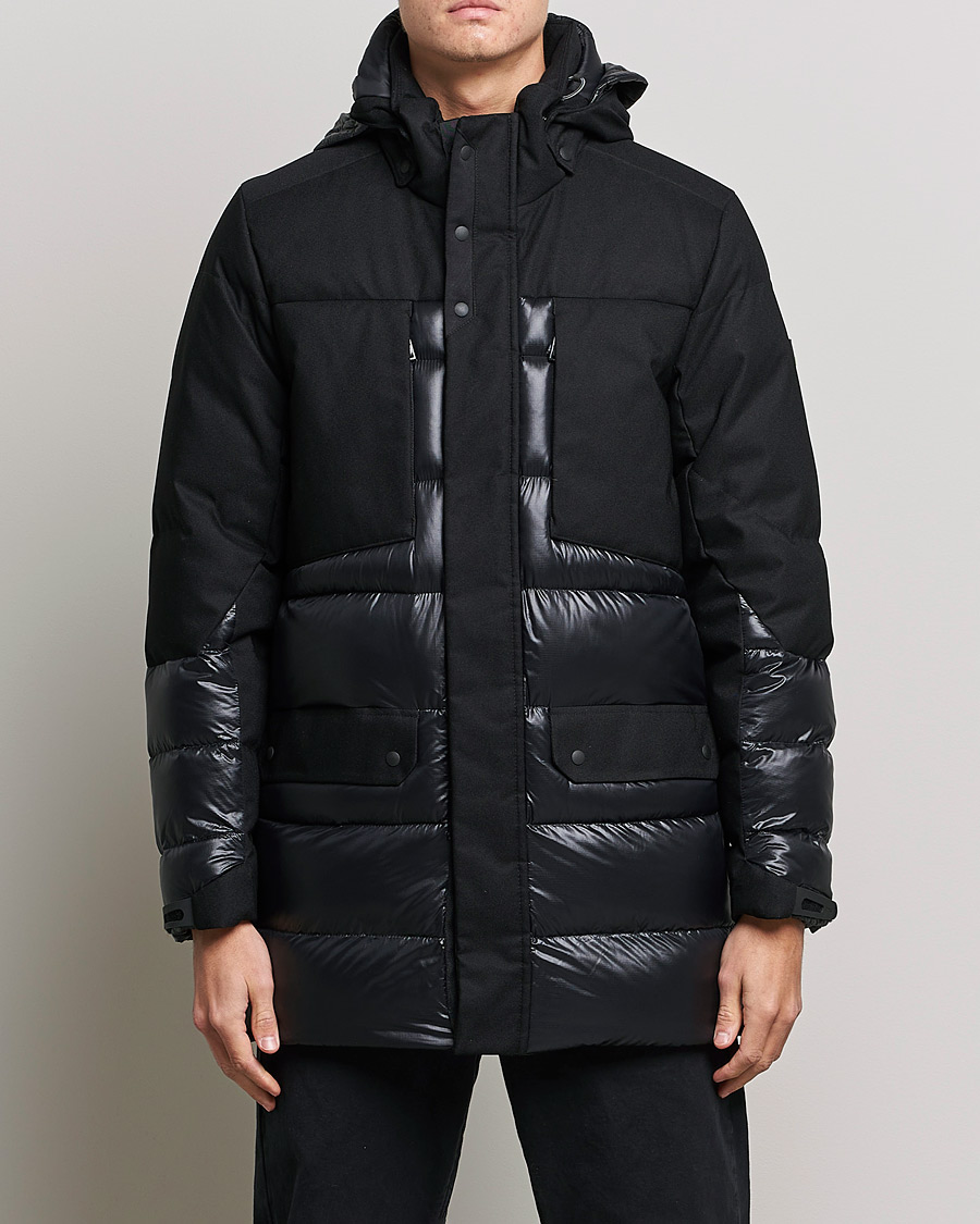Herren | Jacken | BOSS GREEN | Arviko Semi Glossy Down Parka Black