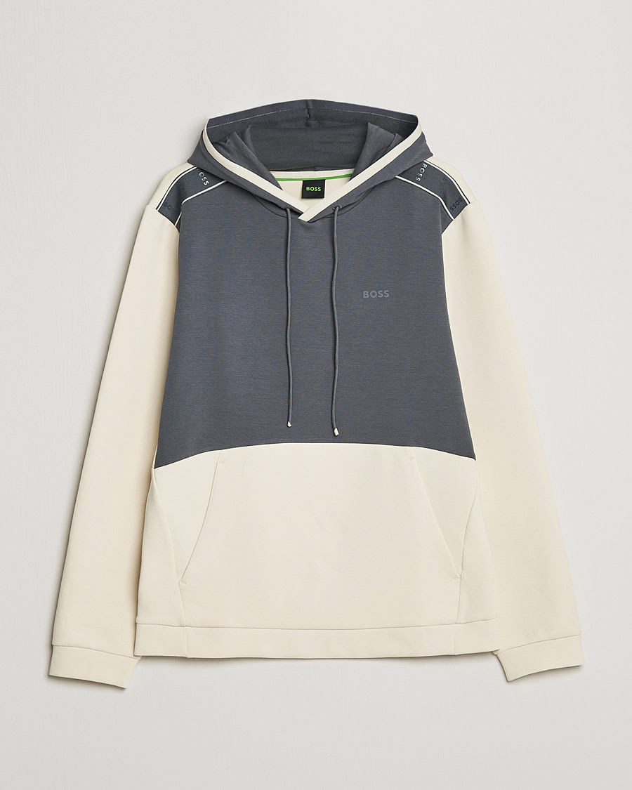 Herren | Pullover | BOSS GREEN | Soody Hoodie Open White