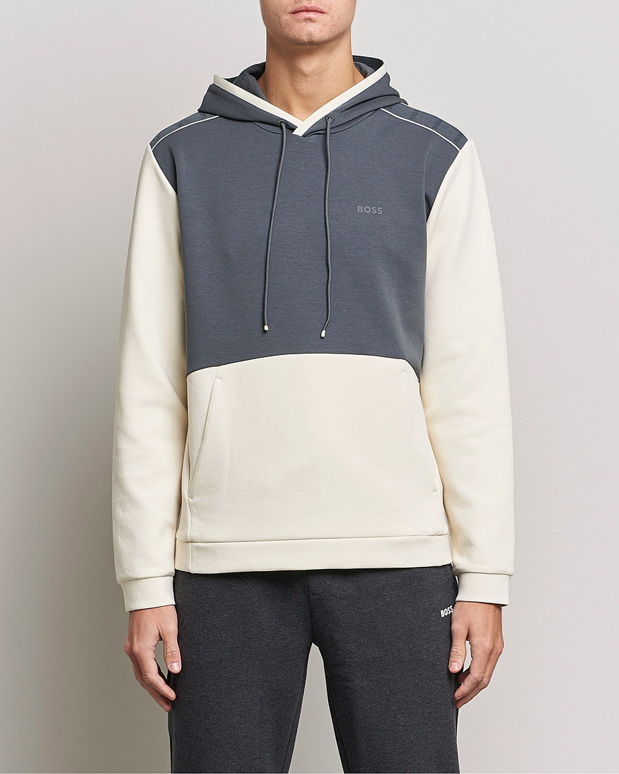 Herren | Pullover | BOSS GREEN | Soody Hoodie Open White