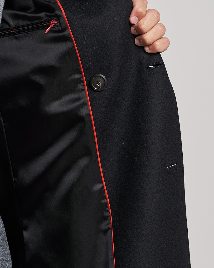 Herren | Jacken | HUGO | Miroy Wool Double Breasted Coat Black