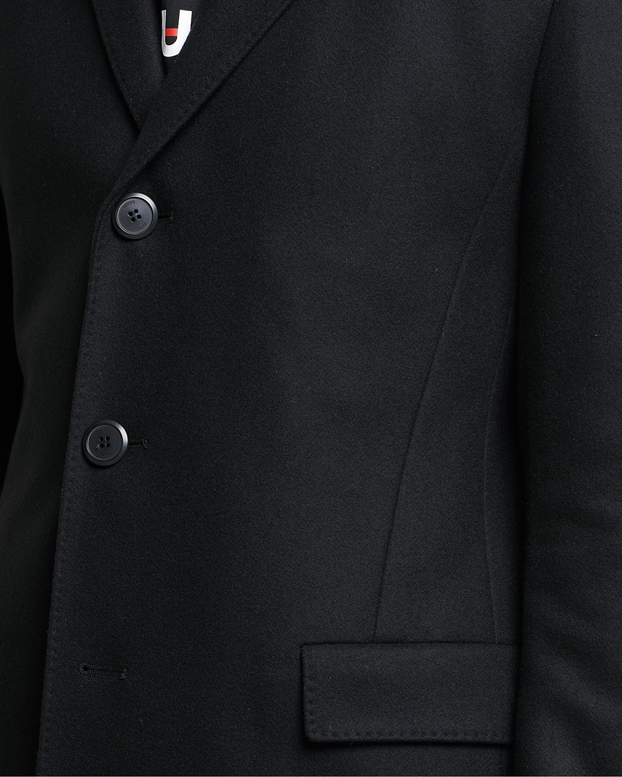 Herren | Jacken | HUGO | Migor Wool Coat Black