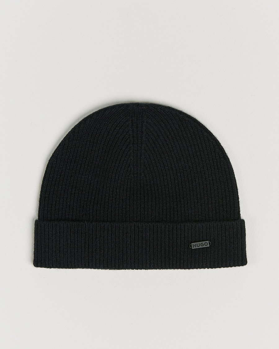 Herren | HUGO Xamir Beanie Black | HUGO | Xamir Beanie Black