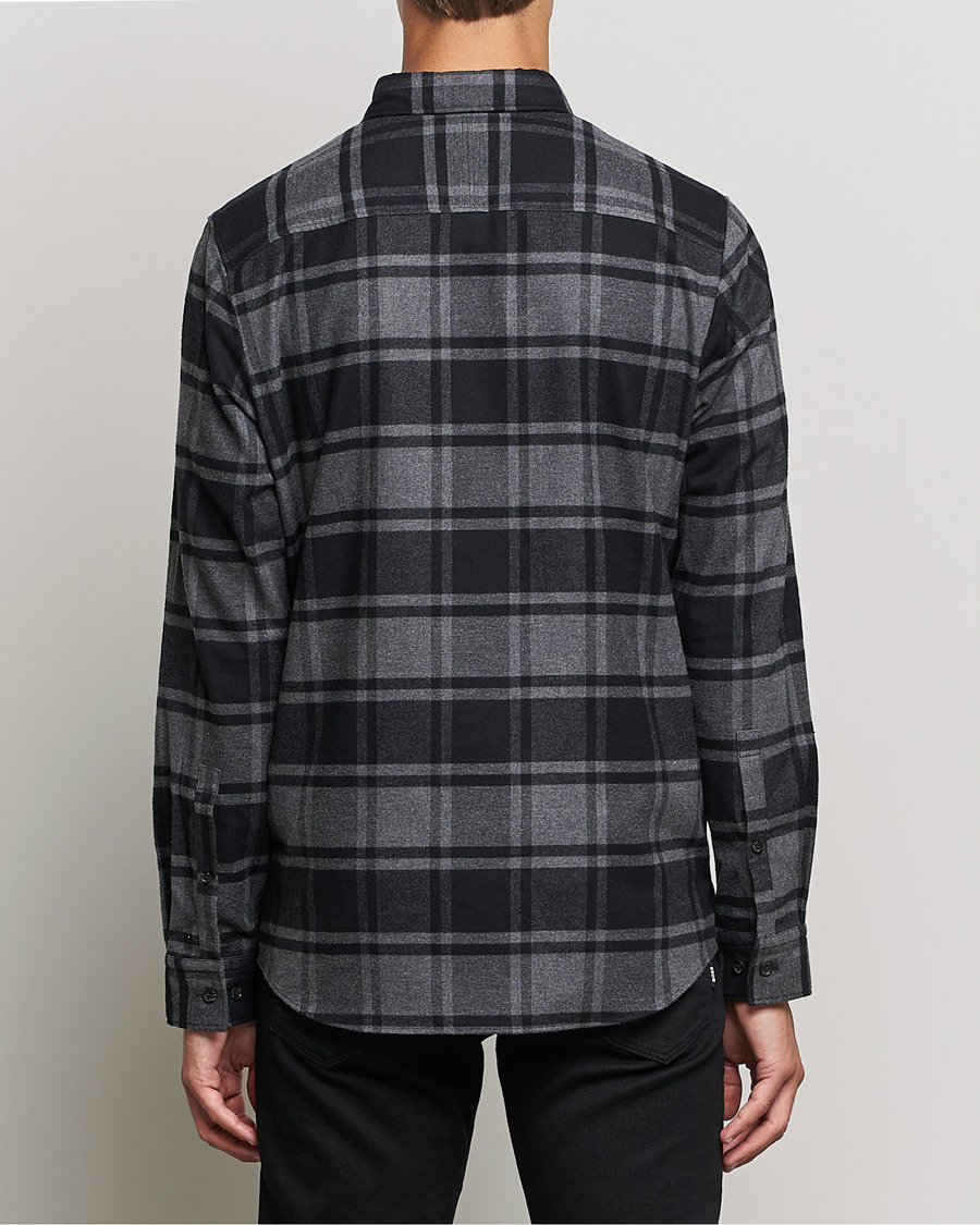 Herren | Hemden | HUGO | Ermann Checked Overshirt Black