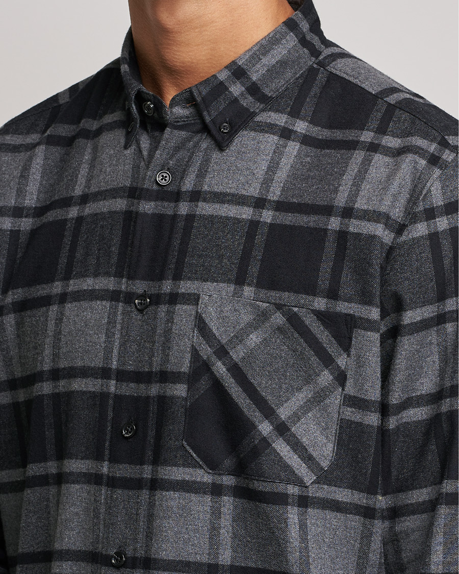 Herren | Hemden | HUGO | Ermann Checked Overshirt Black