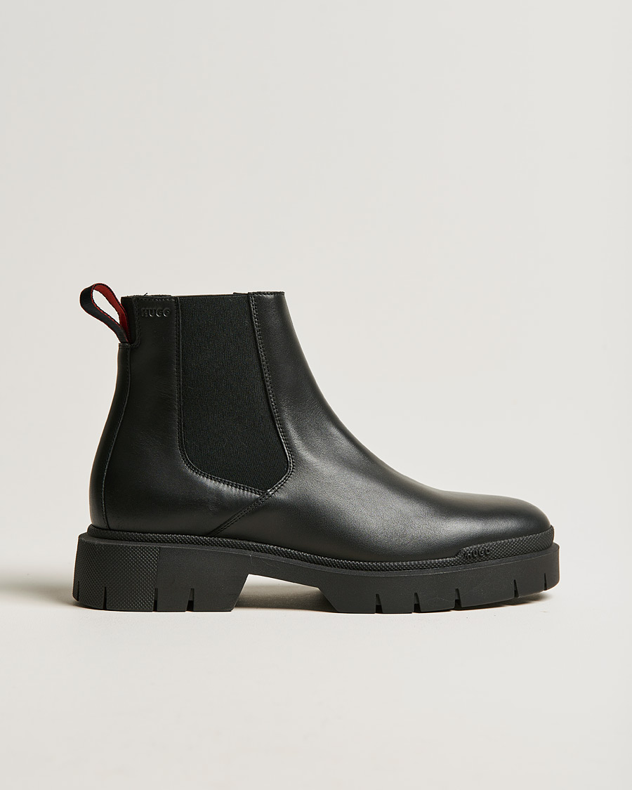 Herren | HUGO Denzel Chunky Chelsea Boots Black | HUGO | Denzel Chunky Chelsea Boots Black
