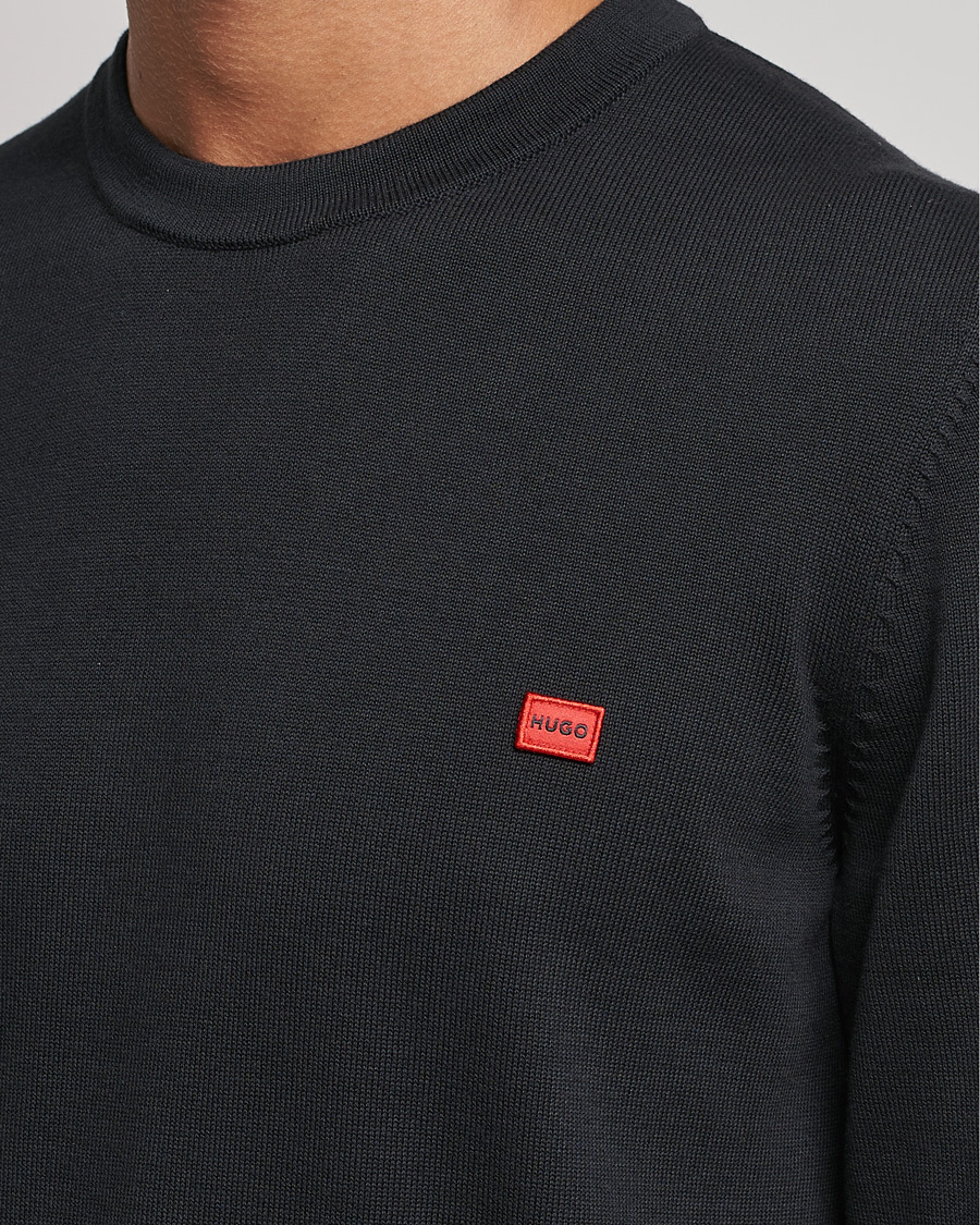 Herren | Pullover | HUGO | San Cassius Knitted Sweater Black