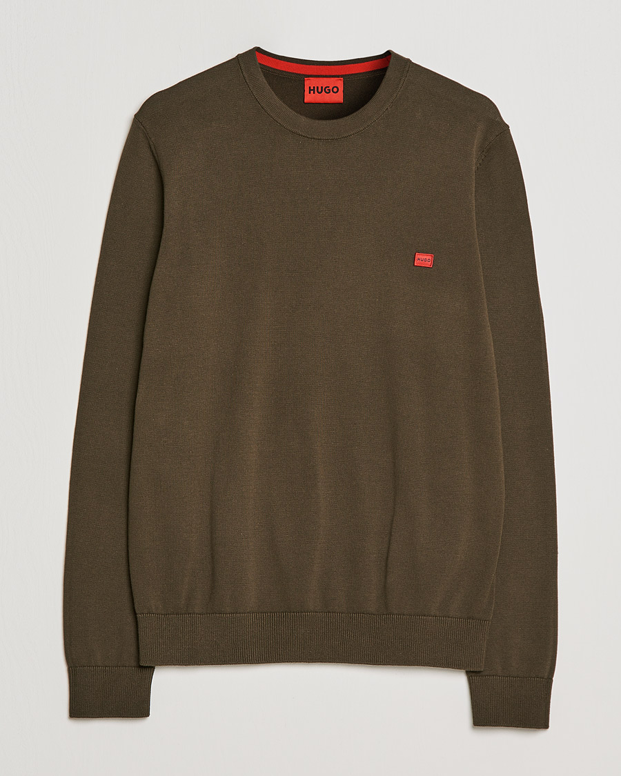 Herren | Pullover | HUGO | San Cassius Knitted Sweater Dark Green