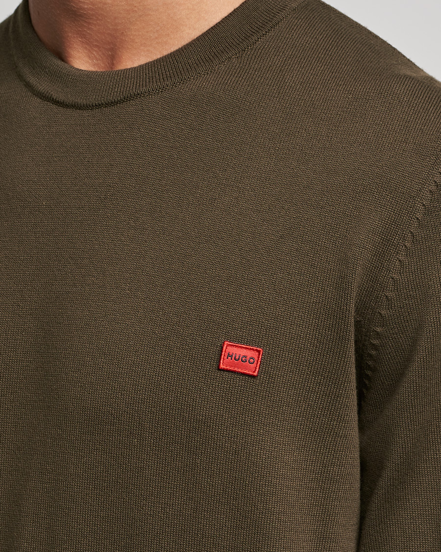 Herren | Pullover | HUGO | San Cassius Knitted Sweater Dark Green