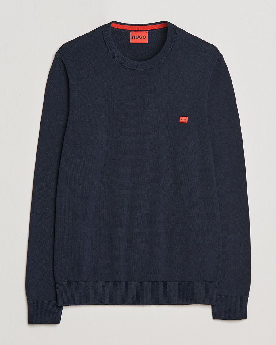 Herren | Pullover | HUGO | San Cassius Knitted Sweater Navy