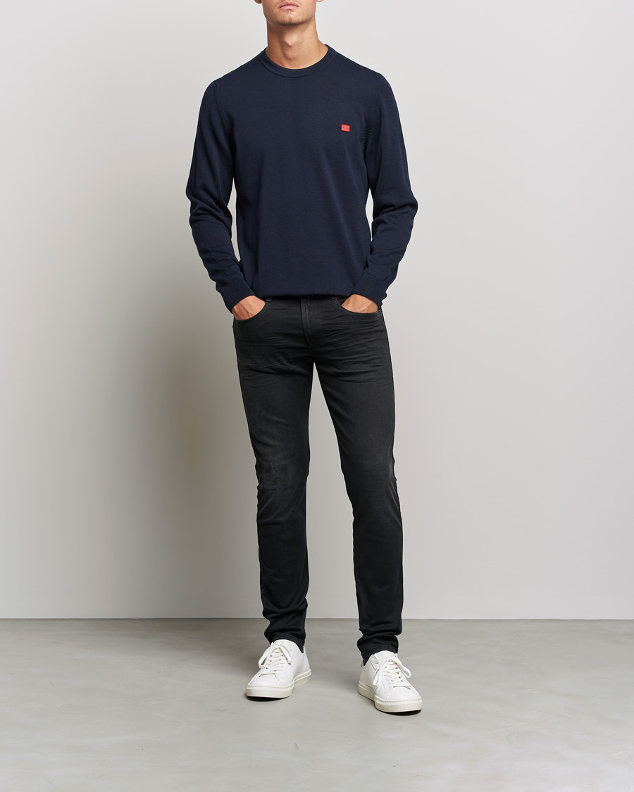 Herren | Pullover | HUGO | San Cassius Knitted Sweater Navy