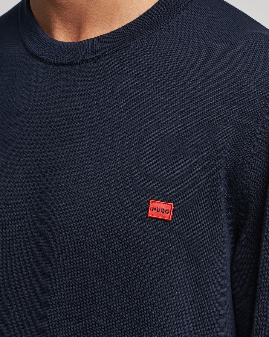 Herren | Pullover | HUGO | San Cassius Knitted Sweater Navy