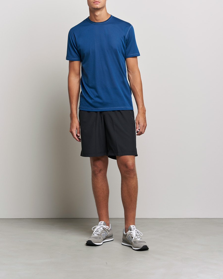 Herren | T-Shirts | Sunspel | Active Tee Navy