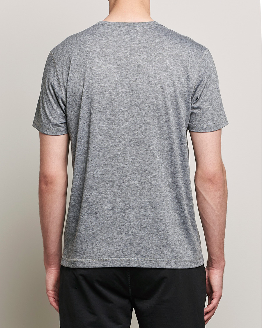 Herren | T-Shirts | Sunspel | Active Tee Grey Melange
