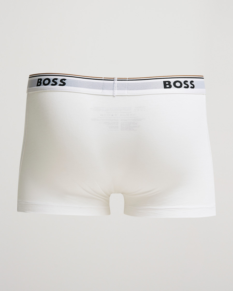 Herren | BOSS BLACK | BOSS BLACK | 3-Pack Trunk Boxer Shorts White
