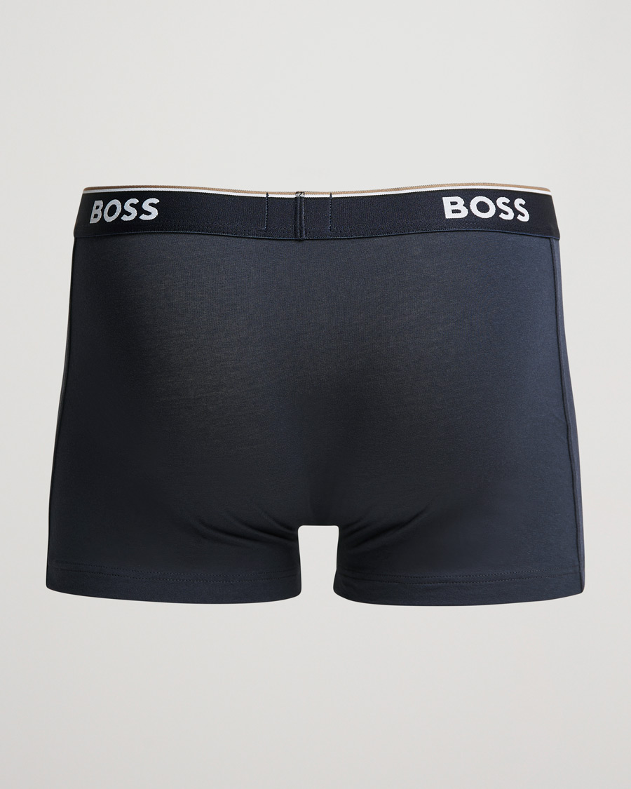 Herren | Unterwäsche | BOSS BLACK | 3-Pack Trunk Boxer Shorts Open Blue