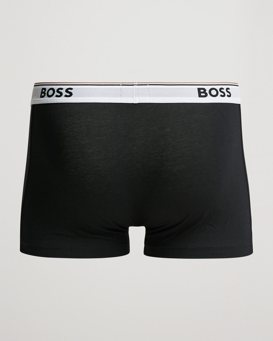 Herren | Trunks | BOSS BLACK | 3-Pack Trunk Boxer Shorts Black/White