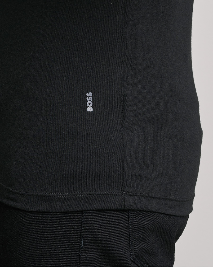 Herren | T-Shirts | BOSS BLACK | 2-Pack V-Neck Slim Fit T-Shirt Black