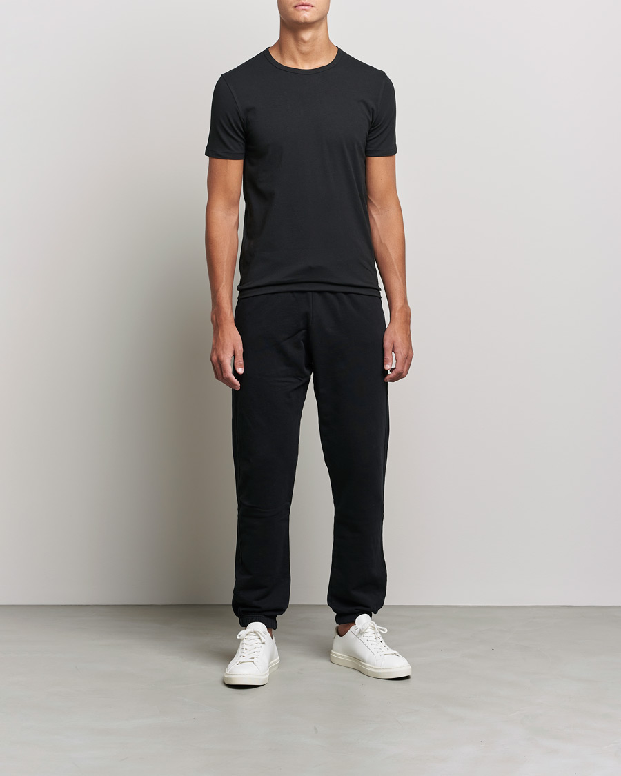 Herren | T-Shirts | BOSS BLACK | 2-Pack Crew Neck Slim Fit T-Shirt Black