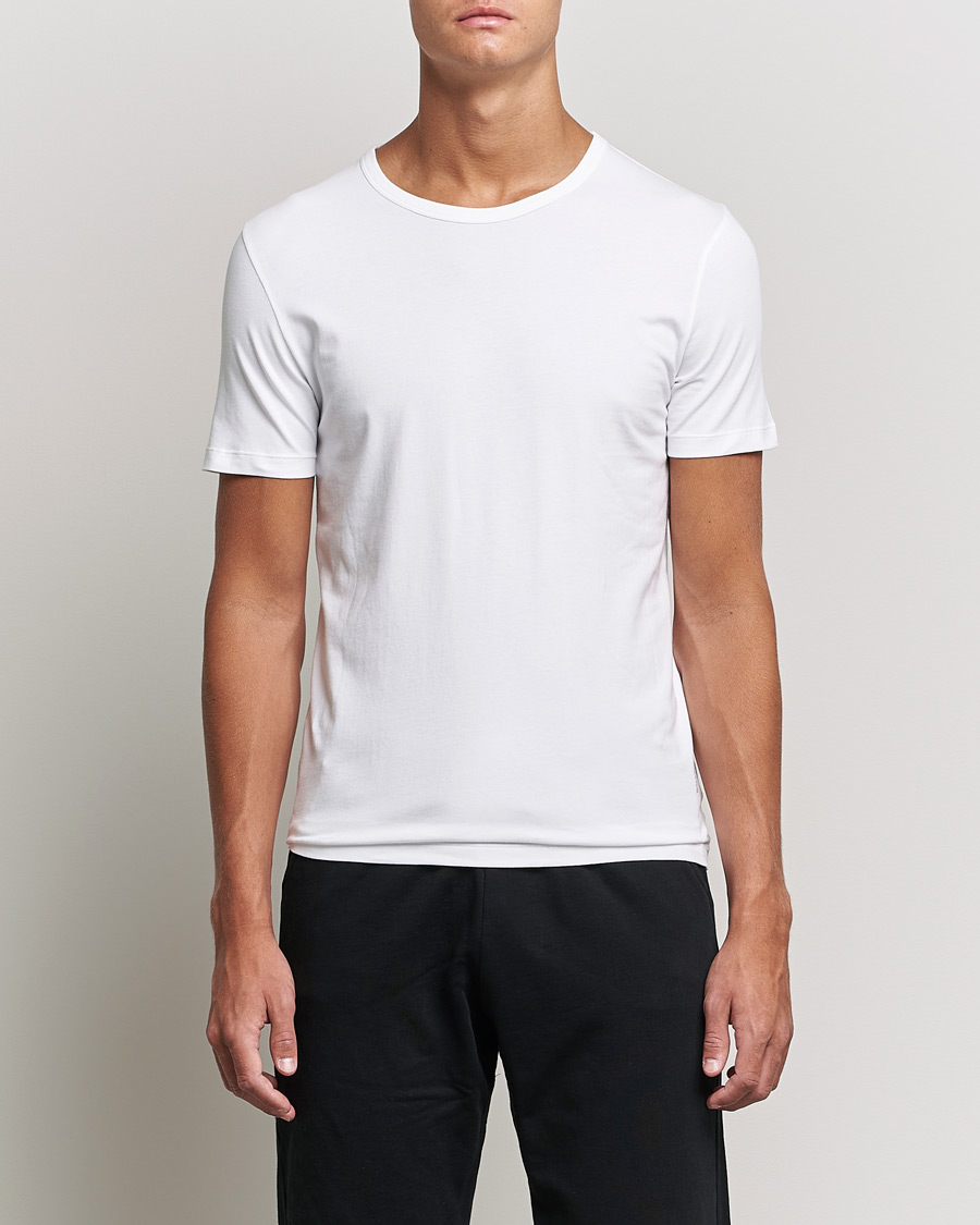 Herren | Bald auf Lager | BOSS BLACK | 2-Pack Crew Neck Slim Fit T-Shirt White