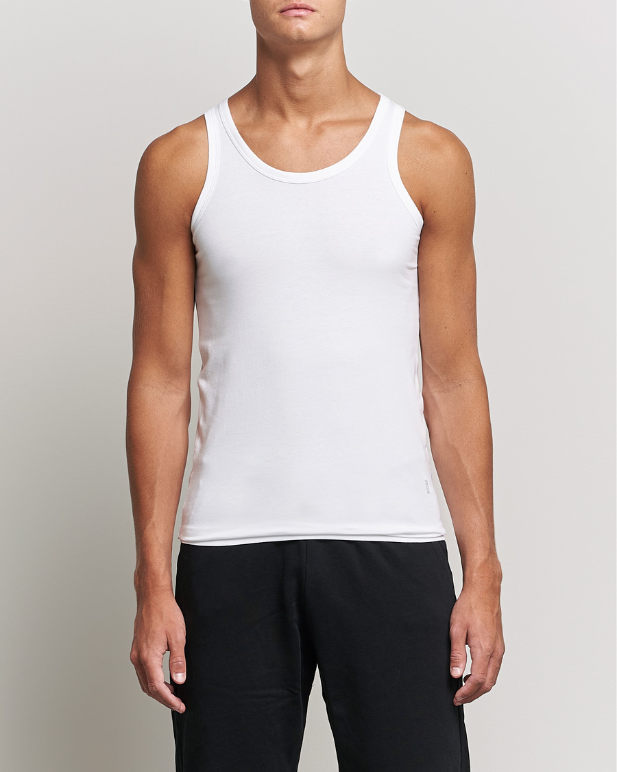 Herren | T-Shirts | BOSS BLACK | 2-Pack Tank Top White