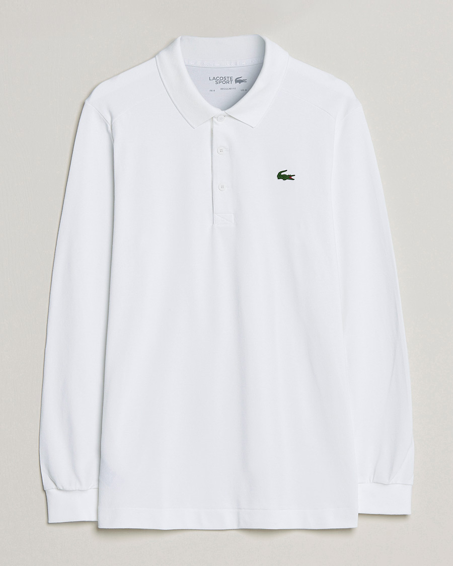 Herren | Pullover | Lacoste Sport | Performance Long Sleeve Polo White
