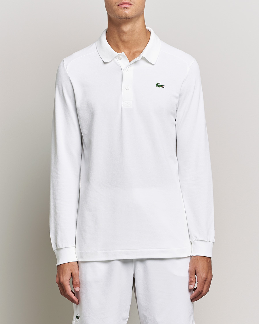 Herren | Pullover | Lacoste Sport | Performance Long Sleeve Polo White