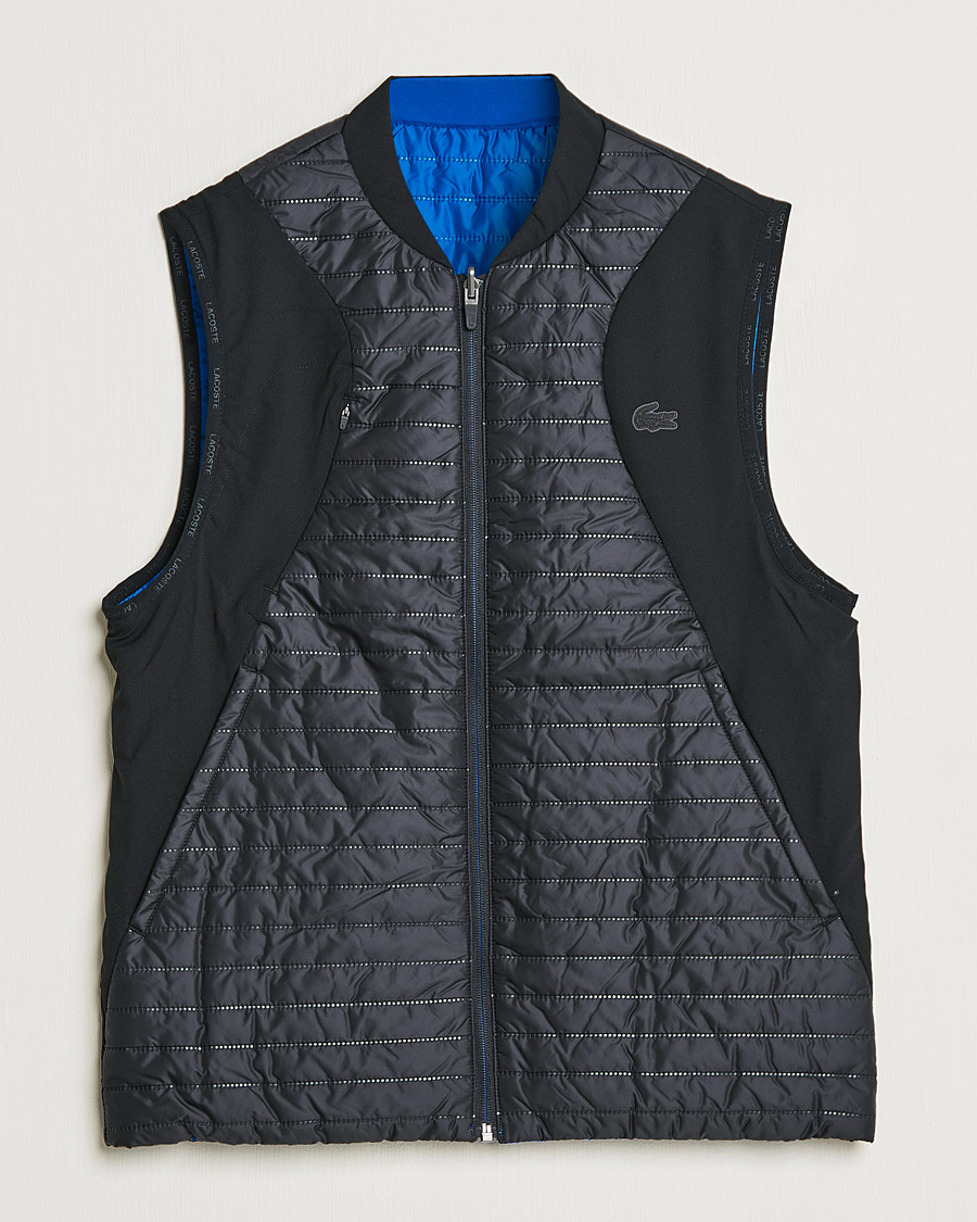 Herren | Jacken | Lacoste Sport | Reversible Performance Vest Black/Blue