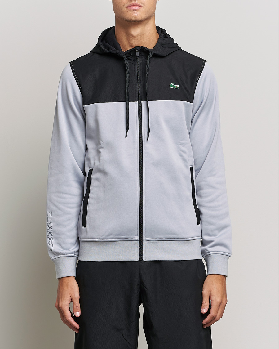 Herren | Pullover | Lacoste Sport | Performance Full Zip Hoodie Black/Grey