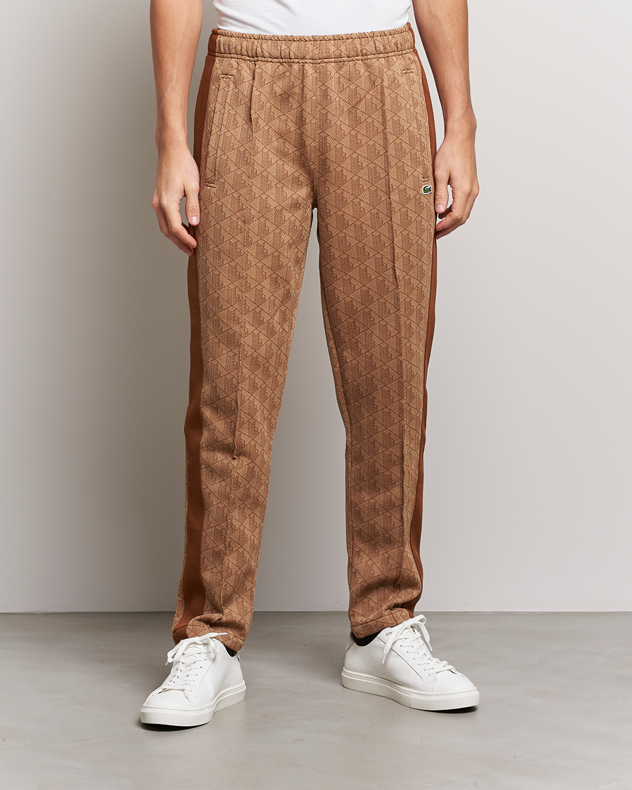 Herren | Hosen | Lacoste | Monogram Cotton Jacuard Tapered Trackpants Viennese