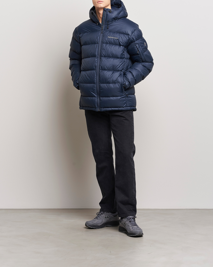 Herren | Jacken | Peak Performance | Frost Down Hooded Jacket Blue Shadow