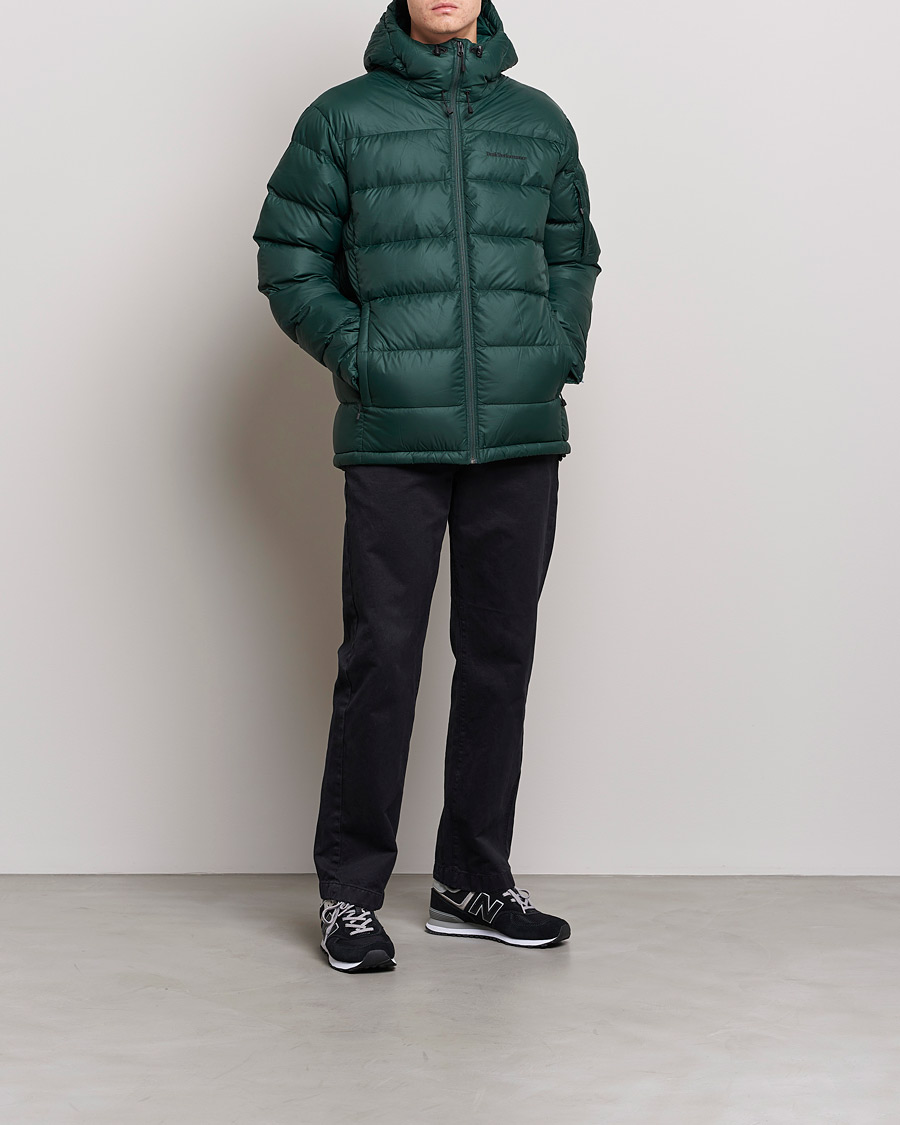 Herren | Jacken | Peak Performance | Frost Down Hooded Jacket Scarab Green