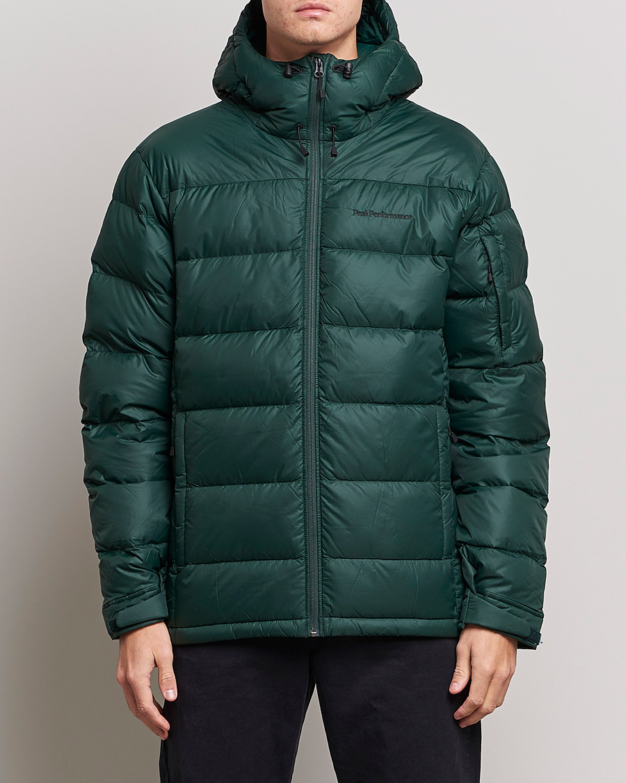 Herren | Jacken | Peak Performance | Frost Down Hooded Jacket Scarab Green