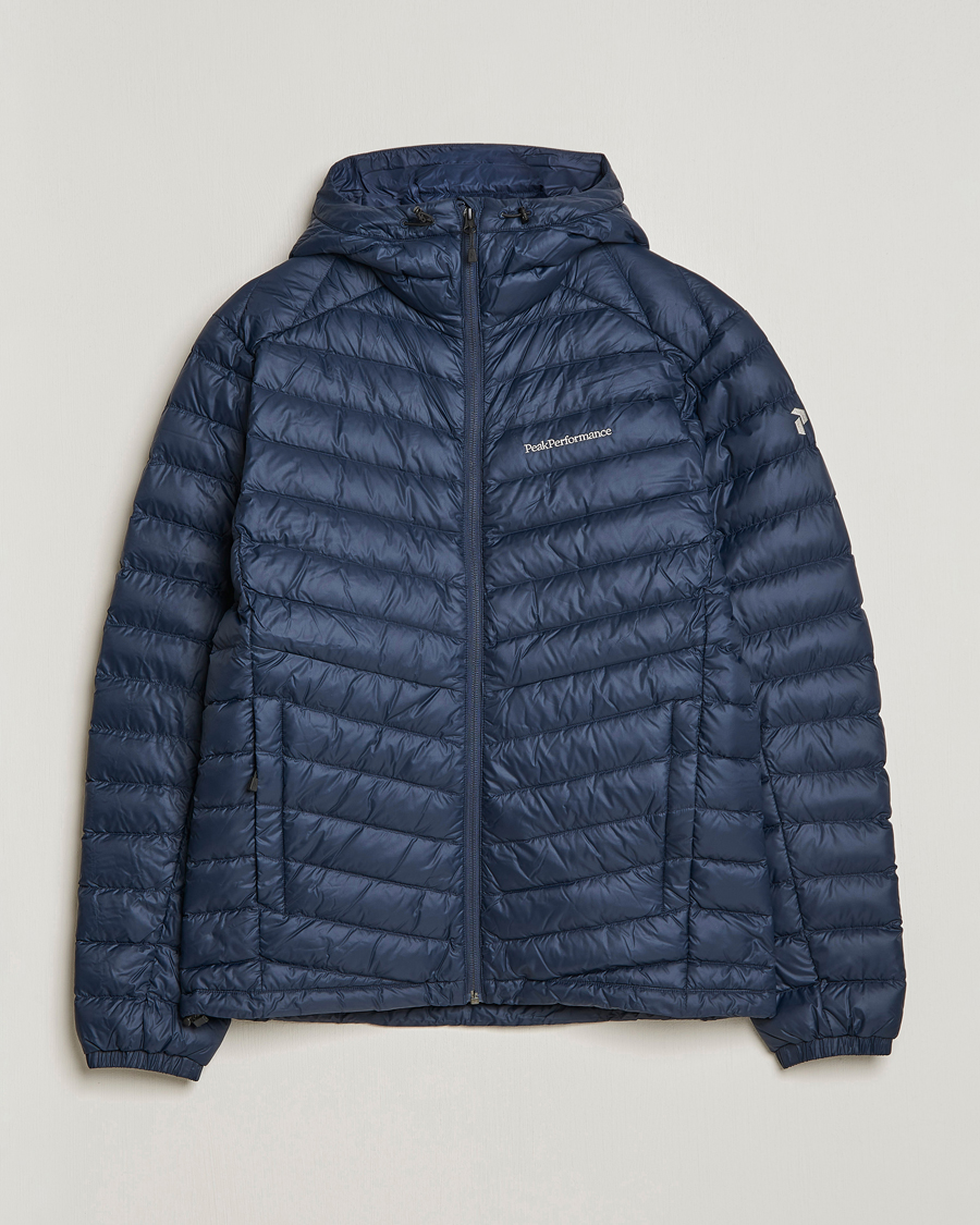 Herren | Jacken | Peak Performance | Frost Liner Down Hooded Jacket Blue Shadow