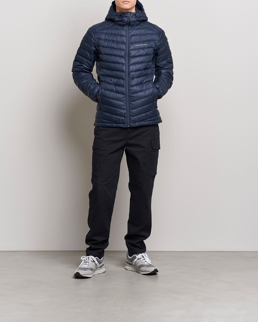 Herren | Jacken | Peak Performance | Frost Liner Down Hooded Jacket Blue Shadow