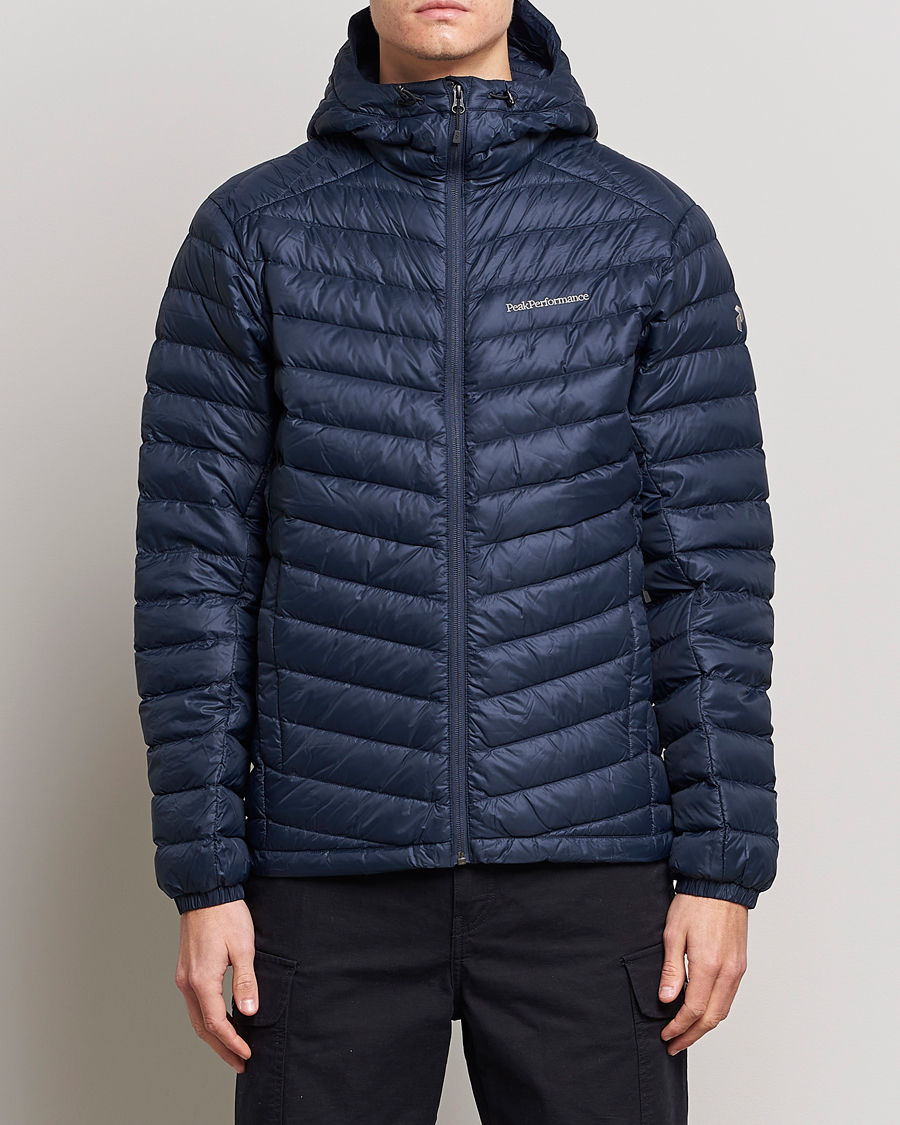Herren | Jacken | Peak Performance | Frost Liner Down Hooded Jacket Blue Shadow