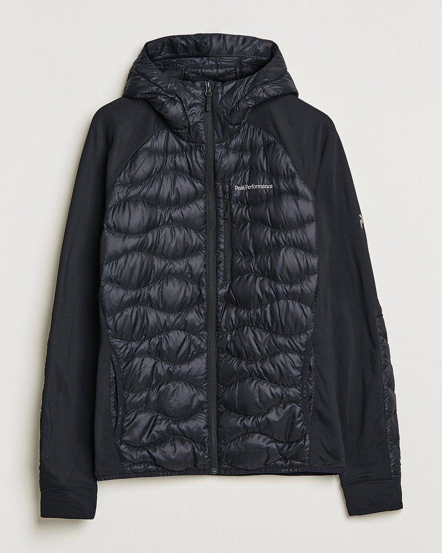 Herren | Jacken | Peak Performance | Helium Down Hybrid Hood Jacket Black