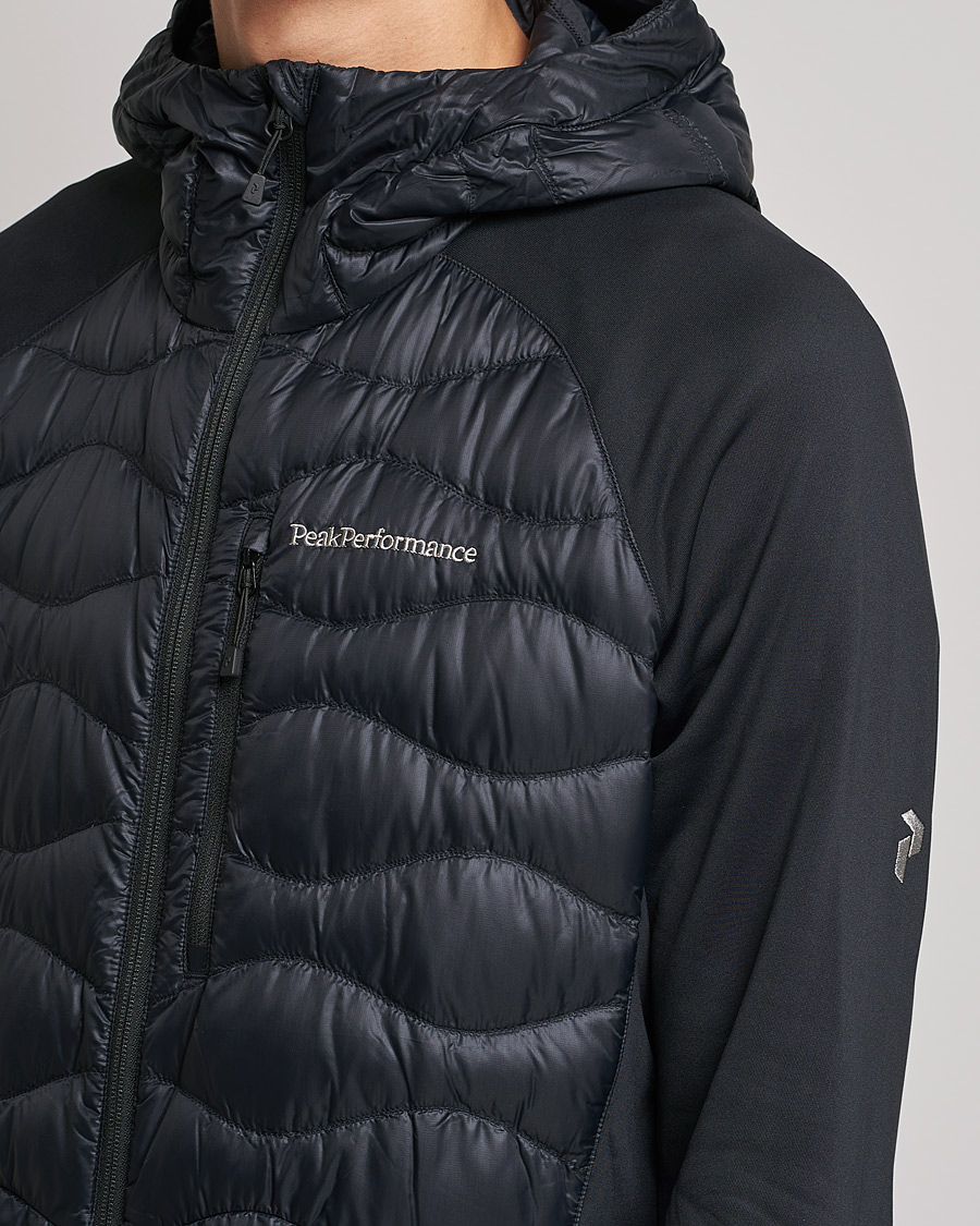 Herren | Jacken | Peak Performance | Helium Down Hybrid Hood Jacket Black