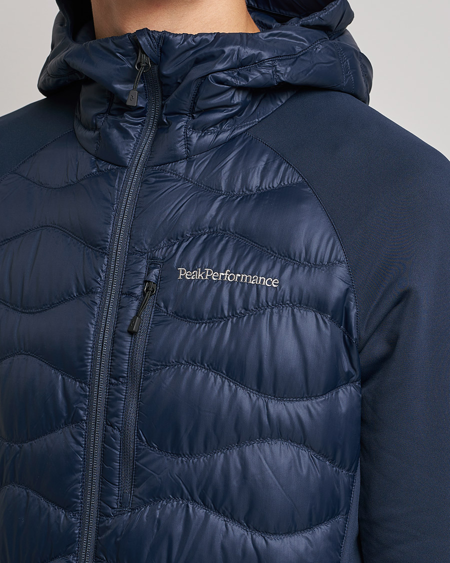 Herren | Jacken | Peak Performance | Helium Down Hybrid Hood Jacket Blue Shadow