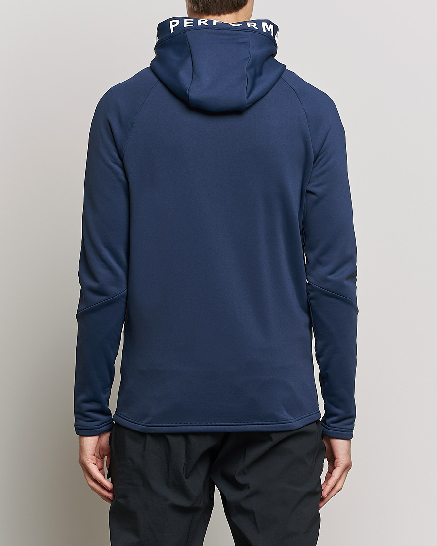 Herren | Pullover | Peak Performance | Rider Zip Fleece Hood Jacket Blue Shadow