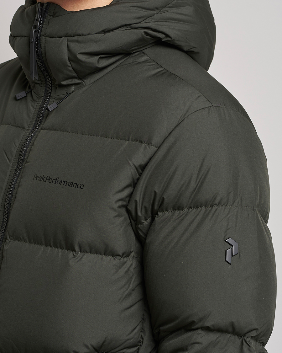 Herren | Jacken | Peak Performance | Rivel Down Hooded Jacket Olive Extreme