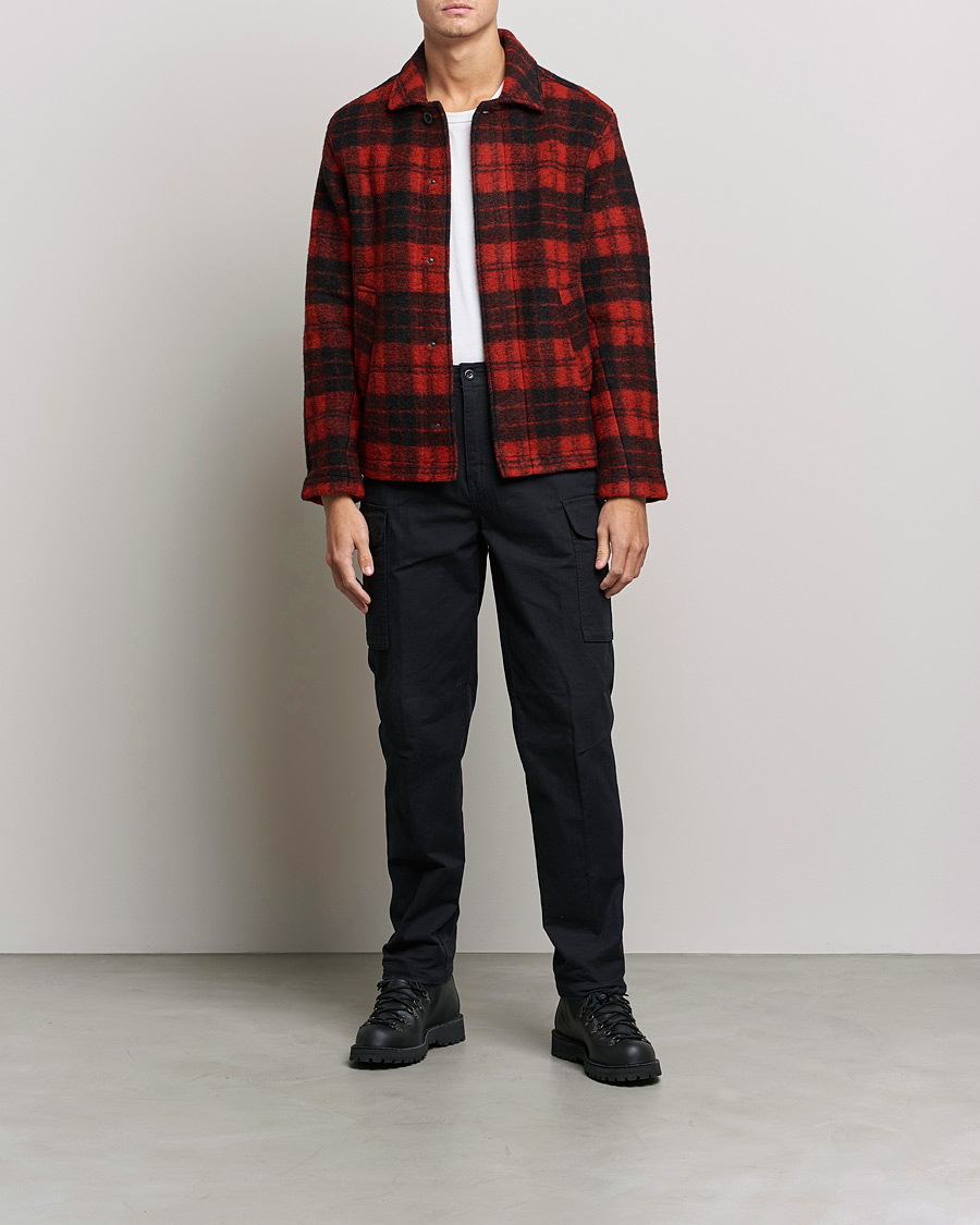 Herren | Hemden | Peak Performance | Wool Overshirt Checked Red