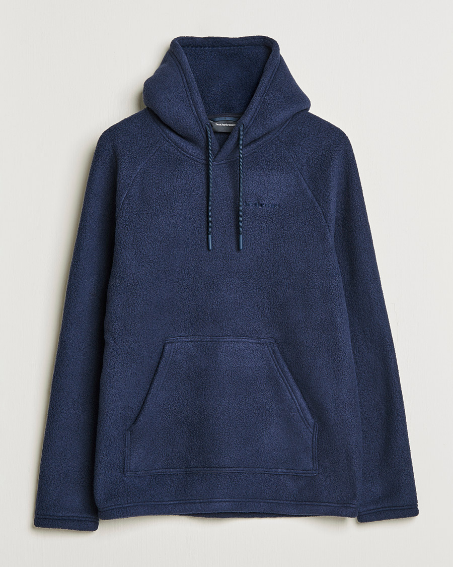 Herren | Pullover | Peak Performance | Fleece Hood Blue Shadow