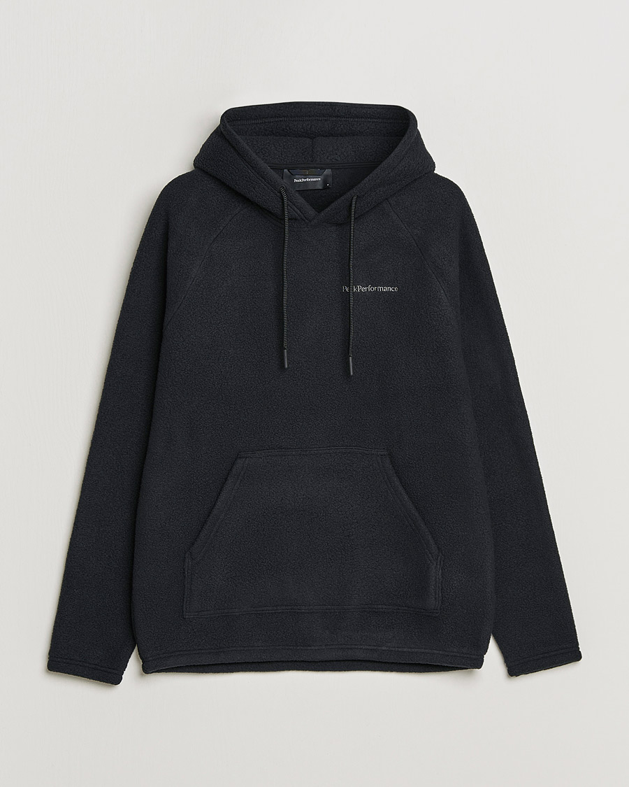 Herren | Pullover | Peak Performance | Fleece Hood Black