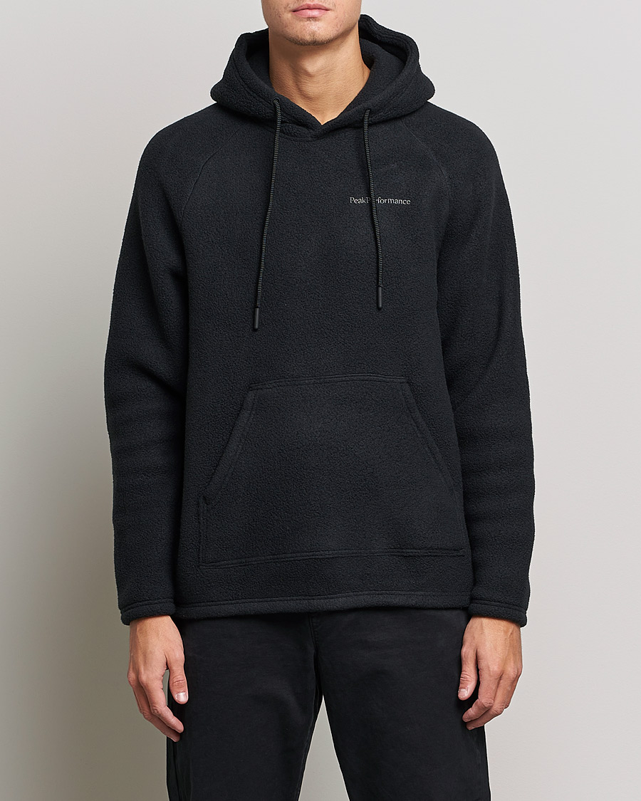 Herren | Pullover | Peak Performance | Fleece Hood Black
